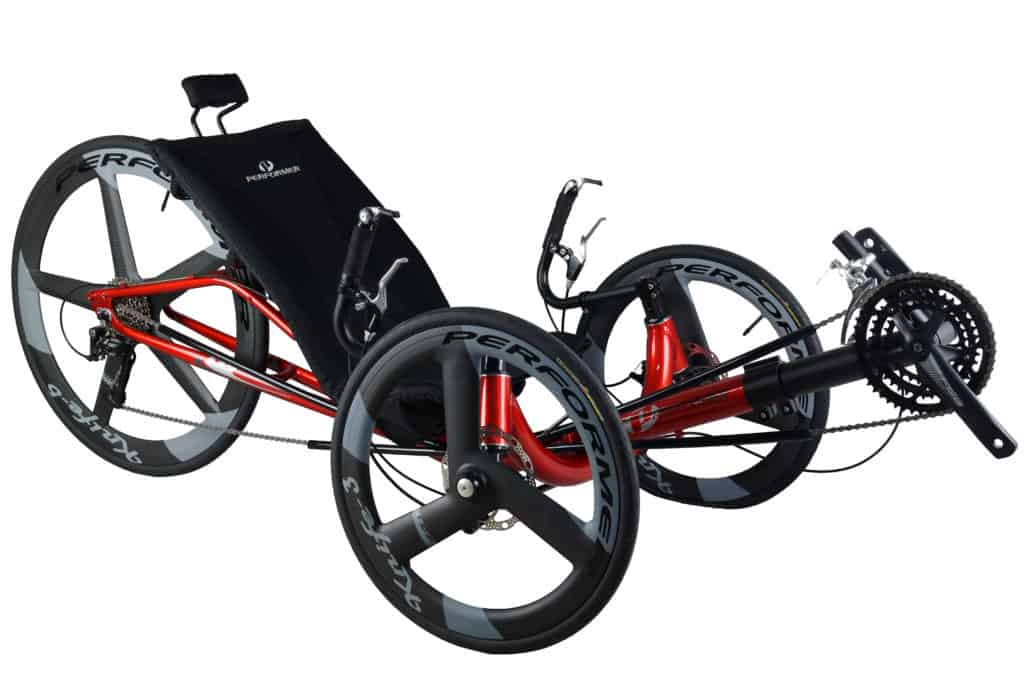 Tricycle couché Performer JC70 roues carbone